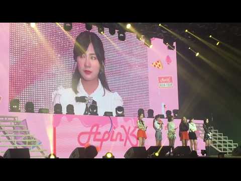 170923 crying at the end Apink tour Pink up Hong Hong