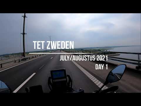 Solo motorcycling TET Sweden, section 1.