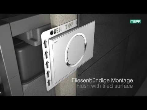 CGI Film zu Montagevarianten von Betätigungsplatten