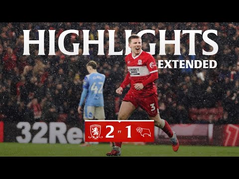Extended Highlights | Boro 2 Derby 1 | Matchday 18