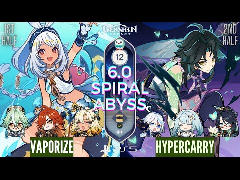 C0 Mualani Vaporize & C0 Xiao Hypercarry | Spiral Abyss 6.0 (Luna 1) | Genshin Impact