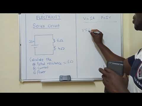 Series Circuit calculation- Electricity