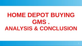 GMS STOCK. HOME DEPOT BUYING GMS. HOME DEPOT ACQUIRE GMS , SRS DISTRIB