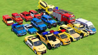 Download lagu MEGA TRANSPORTING Police Cars, Ambulance, Fire Truck, Colorful Cars With Truck-FARMING SIMULATOR 22! mp3 Download lagu MEGA TRANSPORTING Police Cars, Ambulance, Fire Truck, Colorful Cars With Truck-FARMING SIMULATOR 22! mp3