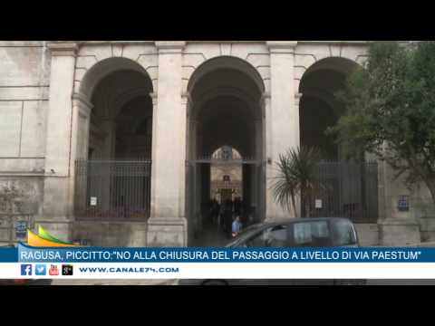 Ragusa, Piccitto: ''no alla chiusura del passaggio a livello di via Paestum''