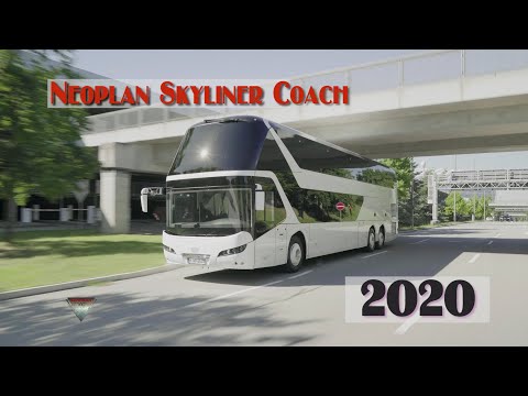 2020 Neoplan Skyliner -76-Seat Double Decker Luxury Coach- Interior Design
