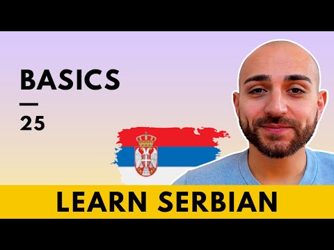 Learn Serbian ★ Basics ★ Lesson 25