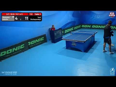 09:00 Vladyslav Kaluhin 1 - 3  Yurii Shchepanskyi West 1 WIN CUP 13.10.2022 | TABLE TENNIS WINCUP