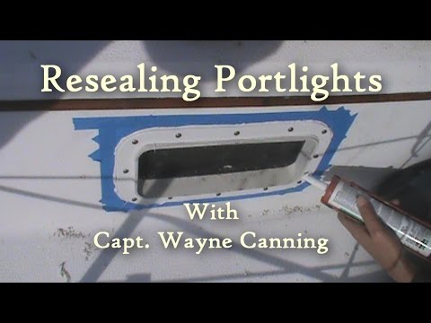 Resealing Plastic Portlights