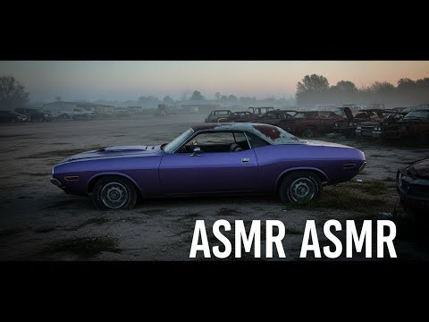 abandoned Plum Crazy Purple 1970 Dodge Challenger R/T,#automobile #abandonedcar #carrestoration