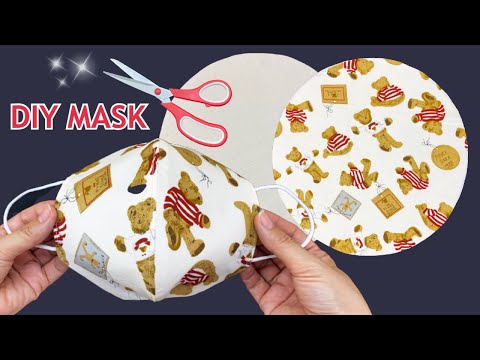 New Style Cute Mask! Diy Breathable Face Mask Easy Pattern Sewing Tutorial | How to Make Mask Idea |