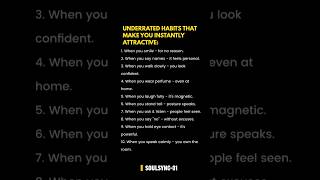 Underrated Habits That Make You Instantly Attractive