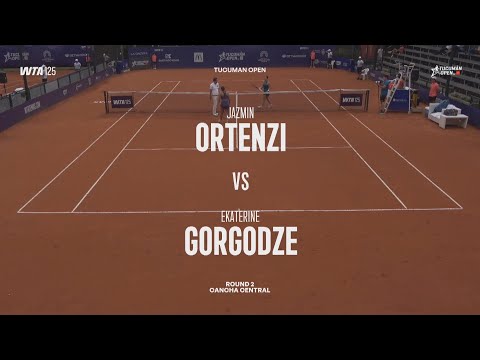 Jazmin Ortenzi (ARG) vs Ekaterine Gorgodze (GEO) - Game, Set, Match