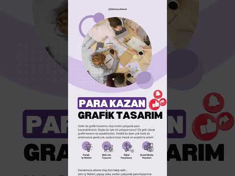 Evden Çalış Para Kazan: Grafik Tasarım