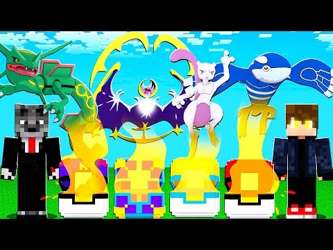 ACERTE QUAL POKEMON LENDARIO TEM NA LUCKY PIXELMON 100% DE SORTE - MINECRAFT PIXELMON MOD