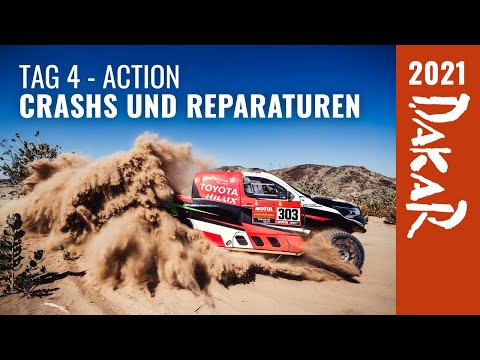 Inside Dakar 2021: Tag 4 - Action, Crashs und Reparaturen