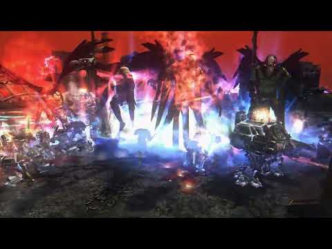 Grey Knights Paladins vs army of Greater Daemons! - WH40K: Dawn of War: Soulstorm | Unification Mod