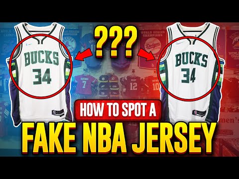 HOW TO SPOT A FAKE NIKE NBA JERSEY 2022 | SPOT FAKE CITY EDITION JERSEY | Giannis, Luka, Durant