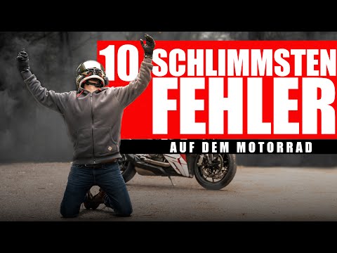 The 10 most common and dangerous mistakes on a motorcycle