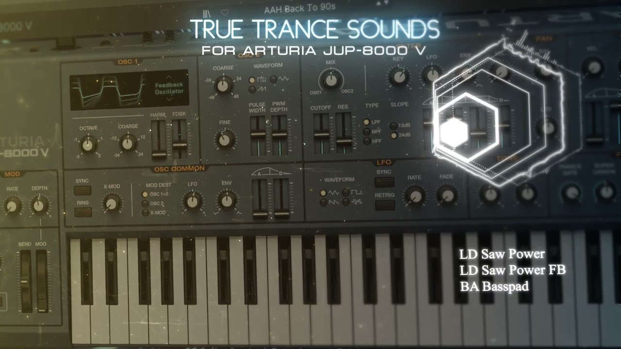 Arturia JUP-8000 V - True Trance Sounds