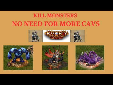 EVONY - New Method To Kill High Level Monsters in 2023