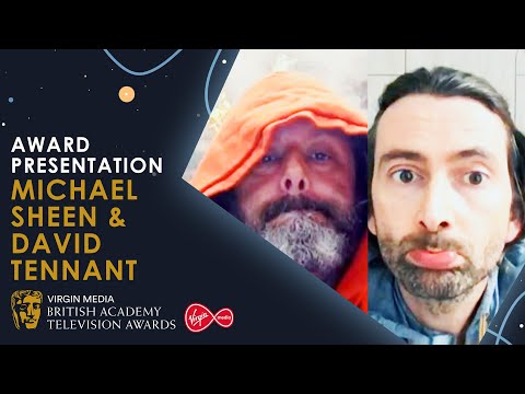 David Tennant & Michael Sheen Just Winding Each Other Up | BAFTA TV Awards 2020