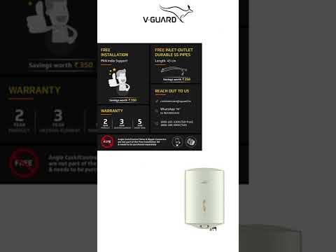 V-Guard 15 L Storage Water Geyser (Victo 15 Litre, 5 Star, White) Price in  India - Buy V-Guard 15 L Storage Water Geyser (Victo 15 Litre, 5 Star,  White) online at Flipkart.com