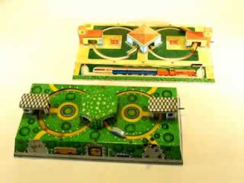 Two Vintage Clockwork Tinplate Models