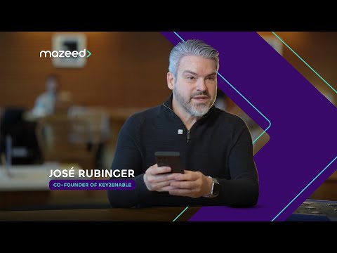 José Rubinger of Key2enable Assistive Technology MENA Ltd in a video about using mazeed