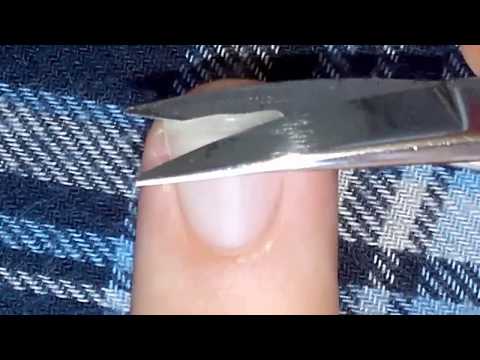 Cutting my fingernails with scissors#3