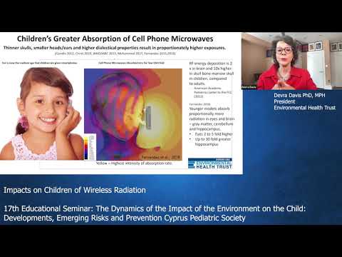 The Health Impacts of Wireless Radiation to Children: Cyprus Pediatric Symposium- Devra Davis PhD