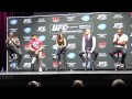Jon Jones Daniel Cormier Verbal Sparring UFC 178 Q A Media Day LA