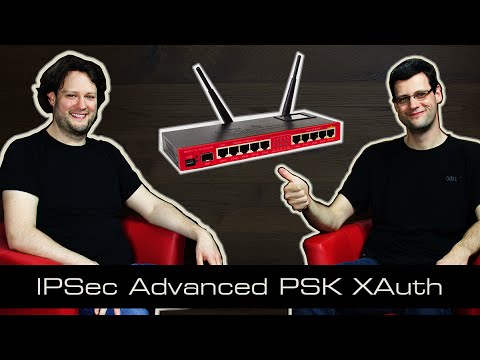MikroTik Tutorial 35 - IPSec Advanced PSK XAuth [deutsch]