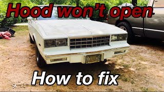 How to open hood from outside when hood latch is stuck | episode 12
