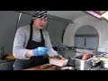 The Quick Lunch Box Of Chopped Duck And Pork Chinese Street Food In London