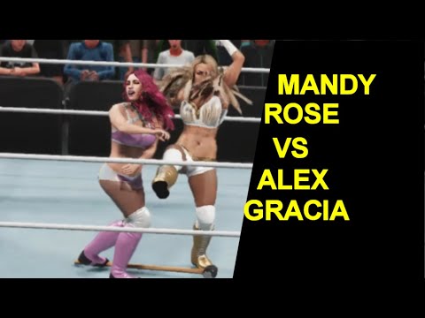 WWE 2K19 Mandy Rose vs Alex Gracia - Extreme Rules
