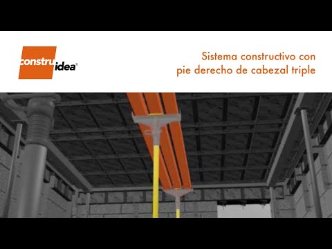 Sistema Constructivo con Pie Derecho de Cabezal Triple - Video explicativo