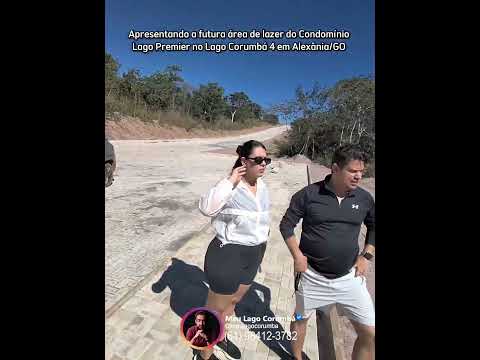 Apresentando a futura área de lazer do Condomínio Lago Premier no Lago Corumbá 4 em Alexânia/GO