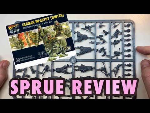 Let’s Look at Warlord Games German Infantry (Winter) | Plastic Miniature Review
