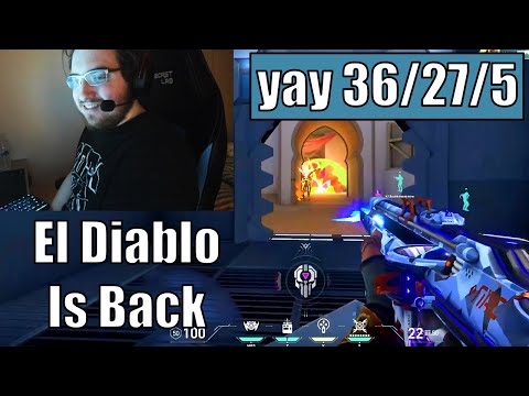 El Diablo yay Is Back Streaming And Already Dropped 36 kills | In Bind | On Raze | VALORANT