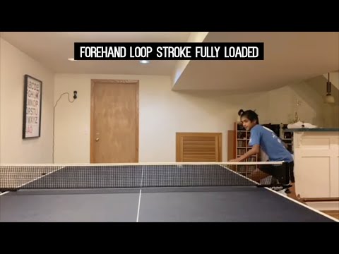 Butterfly Training Tips with Nandan Naresh - Forehand Loop Crosscourt into the Backhand Court
