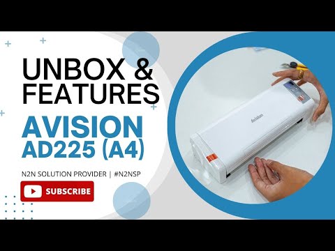 แกะกล่อง และ แนะนำคุณสมบัติเครื่องสแกนเอกสารขนาด A4 Avision AD225 😍