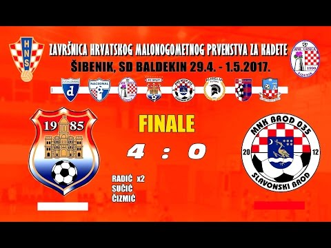 PH FUTSAL KADETI, FINALE: SPLIT TOMMY - BROD 035, 01.05.2017.