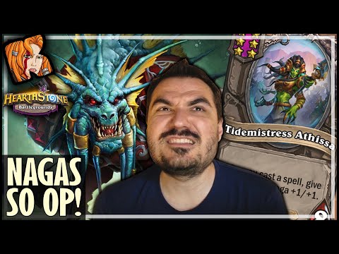 NAGAS ARE SO BROKEN! - Hearthstone Battlegrounds
