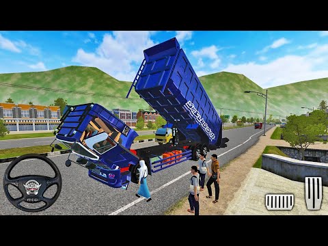 Hino C9 Dump Truck Driving - Bus Simulator Indonesia - Android Gameplay