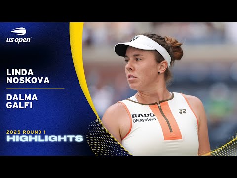 Linda Noskova vs. Dalma Galfi Highlights | 2025 US Open Round 1