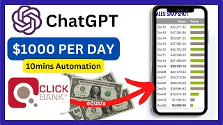 How to use Chat GPT to make money with ClickBank Affiliate Marketing using Free Traffic.