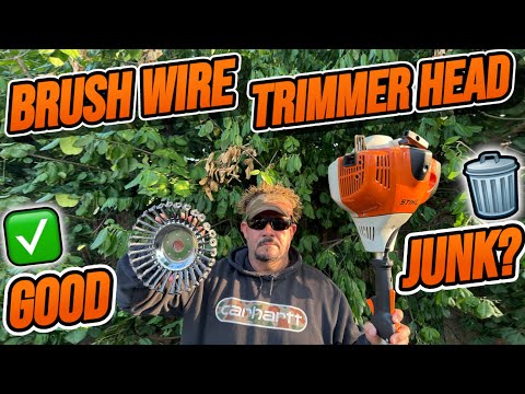 BRUSH WIRE TRIMMER HEAD-Good or Junk? - Secrets You Need to Know!  #stihl #trimmer 
