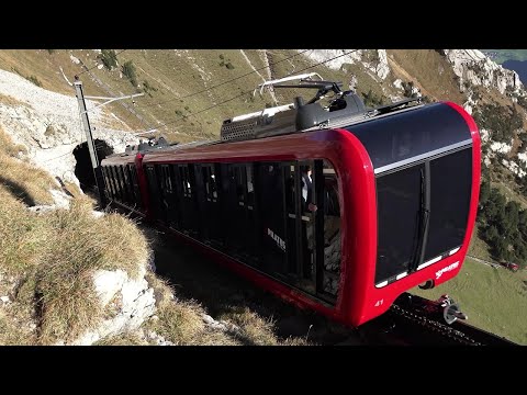 Pilatusbahn Bhe 2/2 Neubautriebwagen in Doppeltraktion für die steilste Zahnradbahn der Welt Vol.II