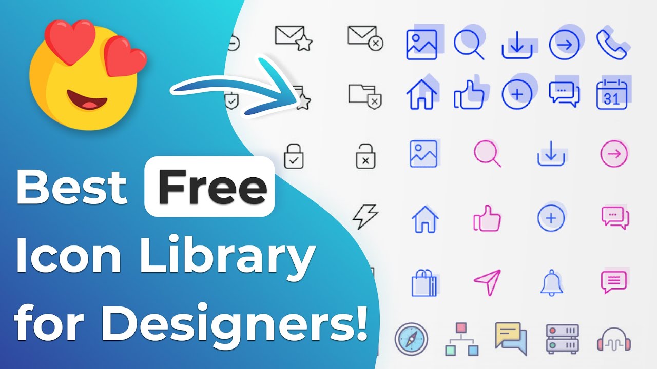 Best Free Icon Set Packs for Designers | Icon Libraries for Web UI Design